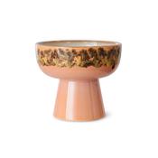 HKLIVING 70s Ceramics: Tapas Bowl On Base Lush, L image