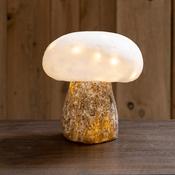 Mushroom Lamp &amp; LED Garland