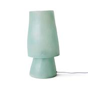 HKLIVING Glassfiber table lamp petrol blue