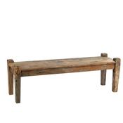 Recycled Wooden Table / Bench Natural 135x40x43cm
