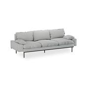 HKliving Retro Sofa 4-Seats Corduroy Rib Light Grey image