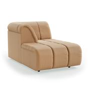 HKLIVING Wave Couch: Element Left Divan Corduroy Rib, Brown image