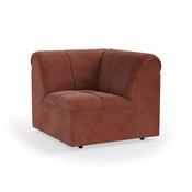 HKLIVING Wave Couch: Element Corner Royal Velvet Magnolia
