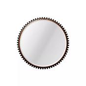 Notched Frame Mirror Copper Patina image