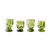 HKLIVING Glasses Emerald Nienke Sikkema, set of 4