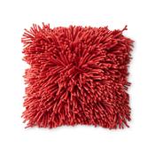 HKLIVING Rugged Woolen Cushion Cherry Red, 50x50cm