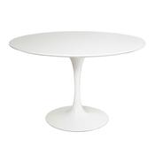 Eero Saarinen Tulip Style Table - White Top 90cm / Diameter image