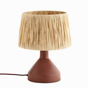 Iron Table Lamp Brick With Raffia Shade
- Madam Stoltz image