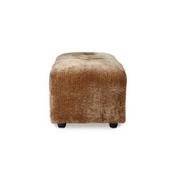 HKliving Vint Couch: Element Hacker Small Corduroy Velvet Aged Gold image