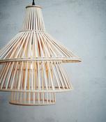 Bamboo Tiered Ceiling Lamp image