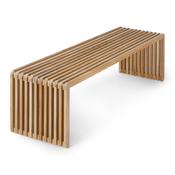 HKLIVING Slatted Bench Teak image