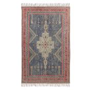 HKliving Printed Rug Red/Blue Overtufted (150x240)