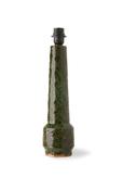 HKliving Retro Stoneware Lamp Base Green