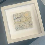 Personalised Love Song Framed Wall Art | 3 sizes image