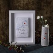 Home Comforts Wall Art and Medium Home Comforts Vase