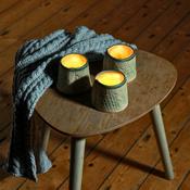 Aran Knit Tealight Holder image
