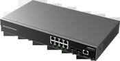 Grandstream GWN7801P - 8 Port Gigabit PoE+ Managed Layer2+ Switch, 2 SFP, 120W
