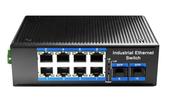 Cudy 8 Port Gigabit Industrial PoE Switch with 2 GB SFP Ports 240W image