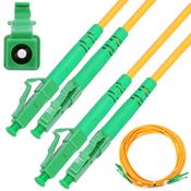 1m Fibre Optic Patch Cord LC/APC-LC/APC SM Duplex image