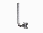 180mm Stand off, 350mm Height Galvanised Steel Wall Mount (32mm Diameter)