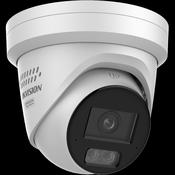 Hikvision IP Gen3 4MP Turret Camera 2.8mm / Hybrid Colorvu 3.0 + Acusense with Strobe &amp; 2 Way Audio image