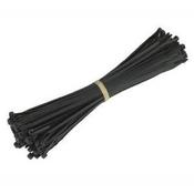 Black 450mm x 7.6mm Cable Ties (100 Pack)