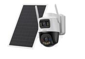 IMOU AOV Dual Kit 5+5MP Battery Smart PT Camera, WiFi, Micro SD Card Slot (128GB Card Included), 8W Solar Panel, Sim Card Included image