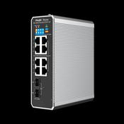 Reyee 10-Port Cloud Managed Industrial Switch, with 1 x PoE++ Port, 7 x PoE+ Ports, and 2 x SFP Uplink Ports image