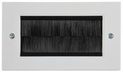 Labgear Double Brush Wall Plate (Black Brush)