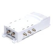 Antiference 6 Way TV Amplifier with Bypass (F-Type) image