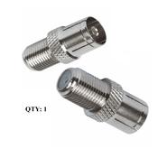 Coaxial Female to F Female Adapter (1)