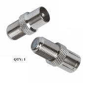 Coaxial Male to F Female Adapter (1)
