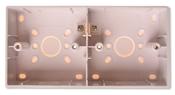 Twin Gang Patress Box with Earth Terminal (32mm Depth) image