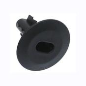 Black Twin Cable Grommet (2 x 7mm)