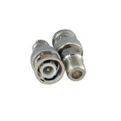 BNC Male Plug to F Female Socket Connector / Adapter (1) image