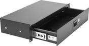 2U Sliding Drawer 420mm Deep