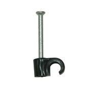 Black 5mm Cable Clips (100) image