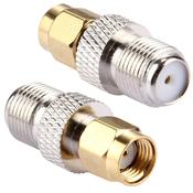 F Female to RP-SMA Male Adapter