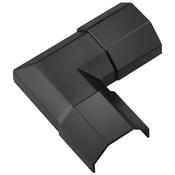 Aluminium Trunking Right Angle - 33mm - Black