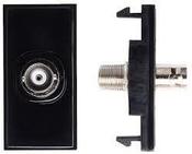 BNC to F Connector Module Black