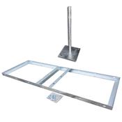 Revez Non Penetrating Ground Mount with 3ft 1.25" Pole