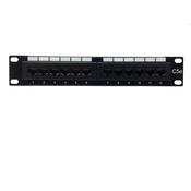 12 Port Patch Panel CAT5e for 10" Cabinet image
