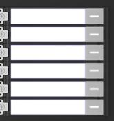 Hikvision IP Modular Door Station 6 Button Name Tag Module
