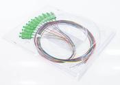 Coloured Fiber Pigtails SC/APC SM (12 Pack)