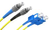 0.5m Fiber Patch Cord FC/UPC-SC/UPC SM DUPLEX image