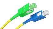 0.5m Fiber Optic Patch Cord SC/APC-SC/UPC SM image