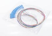 Coloured Fiber Pigtails SC/UPC SM (12 Pack)