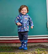 Boys Dino Party Snap Raincoat 4T