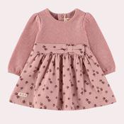 Plain/Flower Pink Dress  [BG MG 261015] image