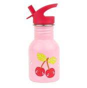 Cherries Steel Drink Bottle [Little Lovely Co]